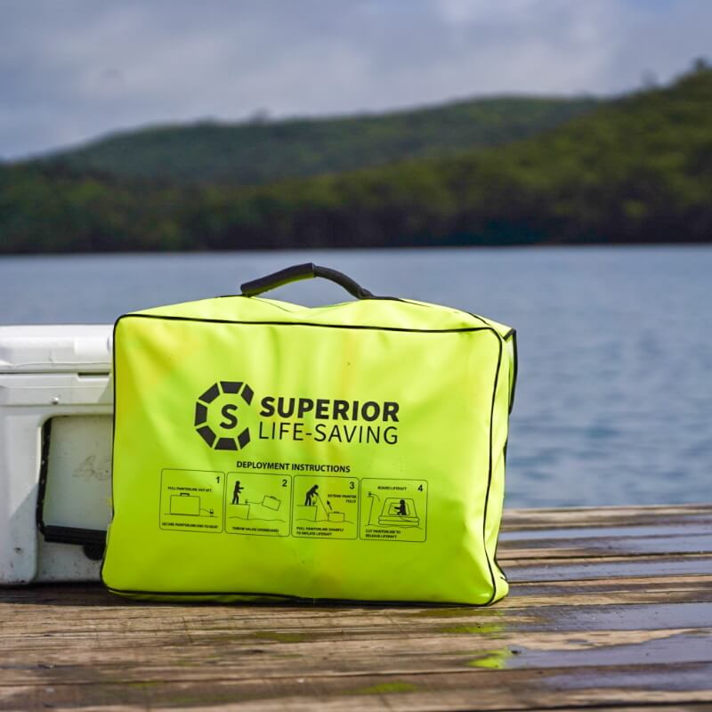 Superior Liferaft HALO4+ with Canopy