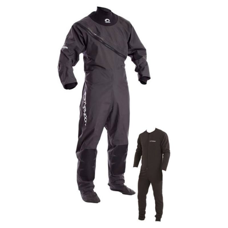 Typhoon M Mens Ezeedon Drysuit Fabric Socks (includes Free Undersuit)