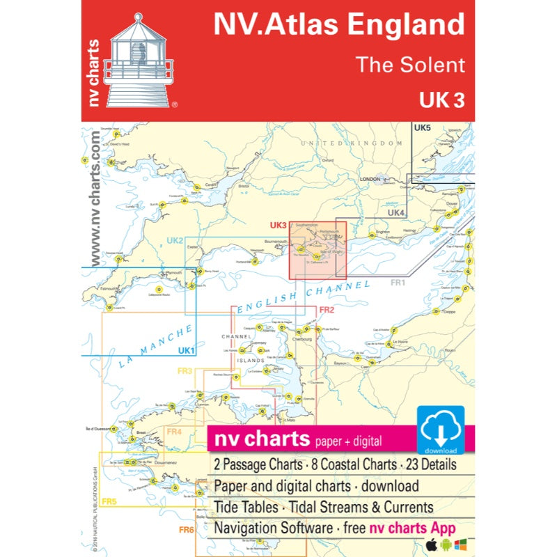 NV Atlas UK3 The Solent NV Charts