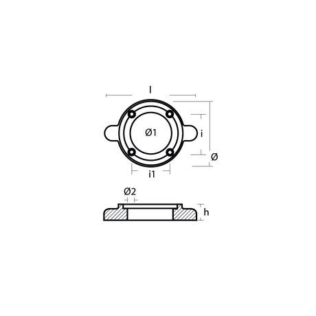 Tecnoseal Yanmar Saildrive Anode