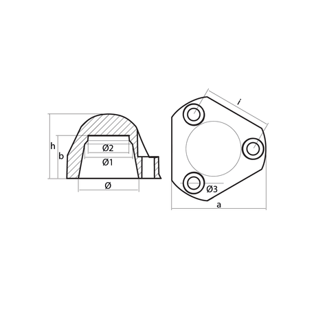 Tecnoseal Auto Prop Anode H6