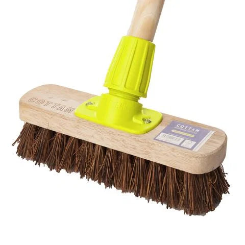 8" Wooden Deck Brush with Handle