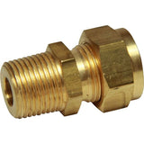 Brass Male Stud Coupling 3/8" x 3/8"