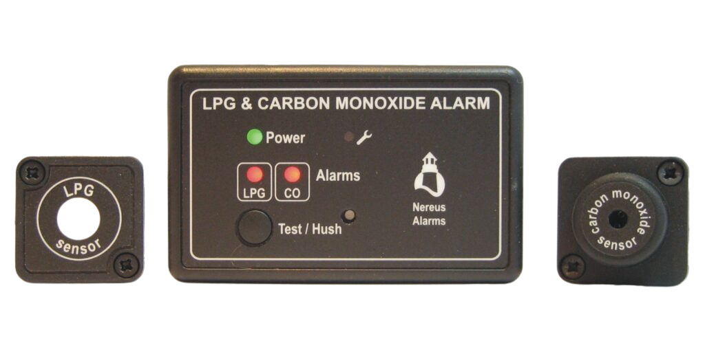 NEREUS WG200-LL LPG Gas Alarm – Dual Sensor 12/24V Gas Detection System for Boats