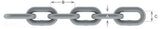 Chain Low Carbon Mild Steel Grade 3 Mid Link 12mm