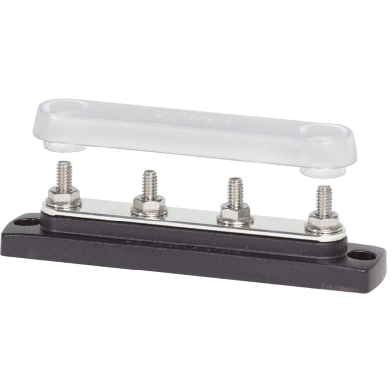 Blue Sea Common Bus Bar 150A 4 Stud with Cover