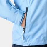 Helly Women's Crew Hooded Midlayer Jacket 2.0 Bright Blue