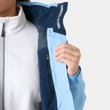 Helly Women's Crew Hooded Midlayer Jacket 2.0 Bright Blue