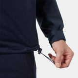 Helly Crew Hooded Pile Jacket Dark Blue