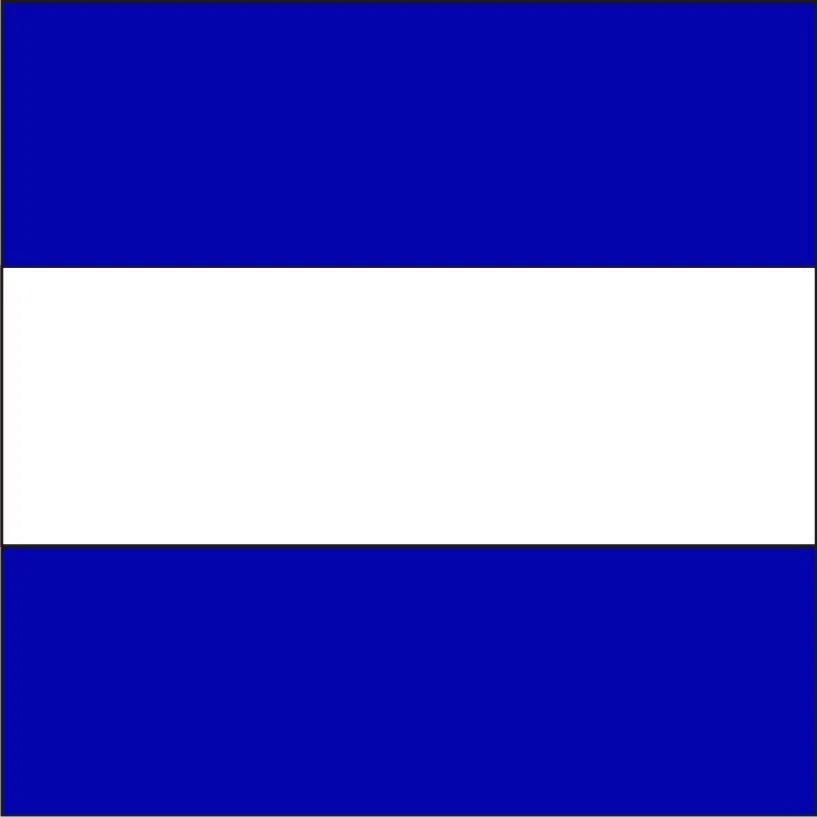 Code Flag "J" 30cm x 45cm