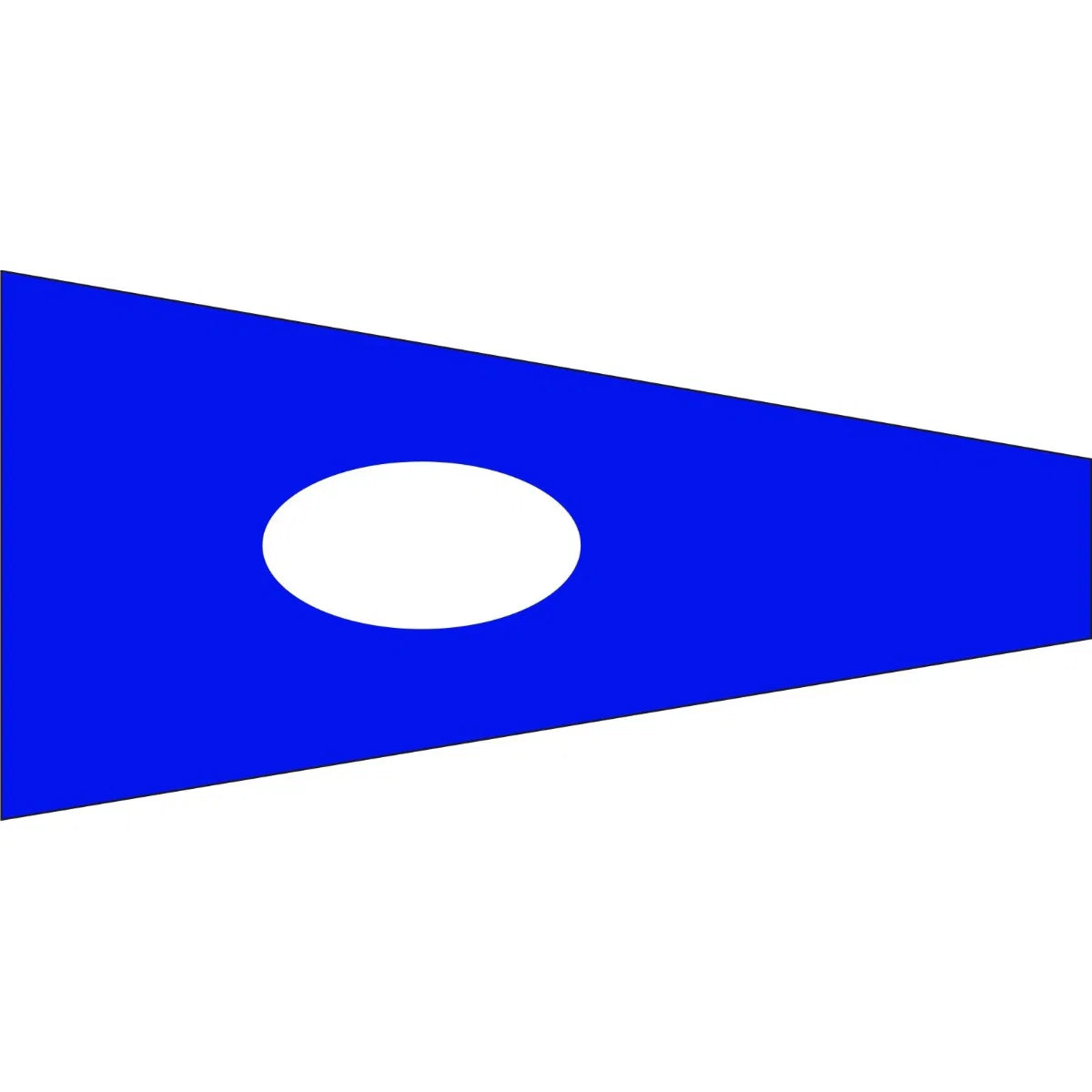 Code Flag No "2" 26cm x 58cm