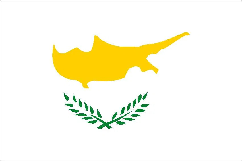 Courtesy Flag Cyprus 30cm x 45cm