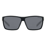DD Rackateer Sunglasses - Satin Black - Grey/Blue Mirror
