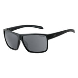 DD Rackateer Sunglasses - Satin Black - Grey/Blue Mirror