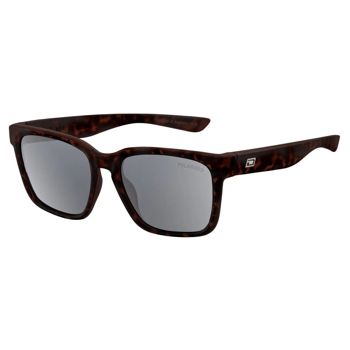 Dirty Dog Goat Sunglasses - Dark Satin Tort - Grey