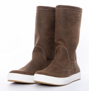 Boat Boot Brown High-cut Leather 100111