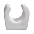 A flexible and durable maclow clip ideal for holding bilge pump handles, boat hooks, winch handles, mooring pins, windlasses, tools and many other items that could otherwise roll around in the bottom of a locker.