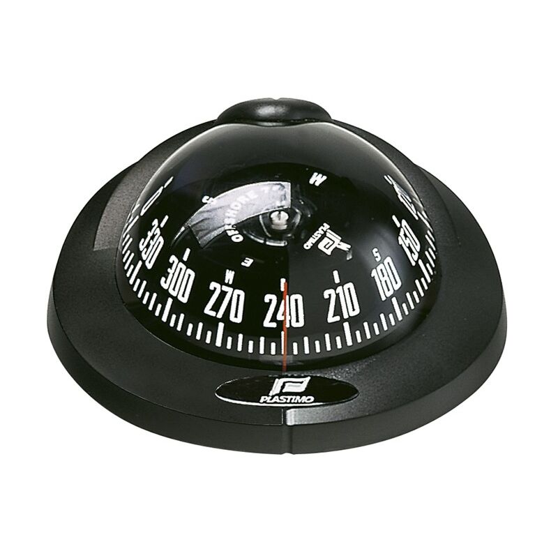 Plastimo Offshore 75 Compass Flush mount Black