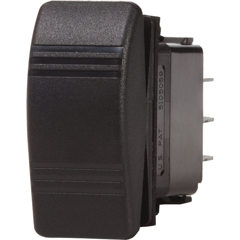 Blue Sea Systems Switch Contura SPS Off-(On) Black Non LED