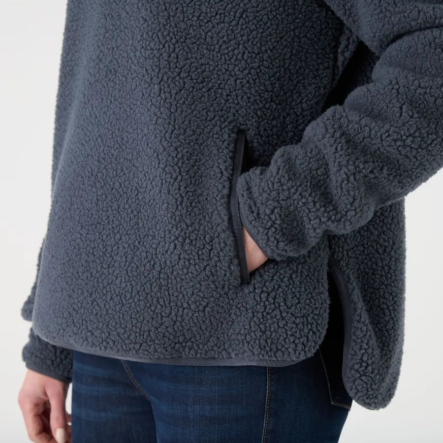 Musto Women's Cove Deep Pile Fleece - Alpine Frost