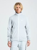 Slam Altura Full Zip Lgt Grid Fleece Cliff Grey