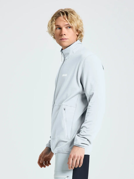 Slam Altura Full Zip Lgt Grid Fleece Cliff Grey