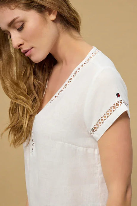 Red Green Women's Alban Linen Shirt