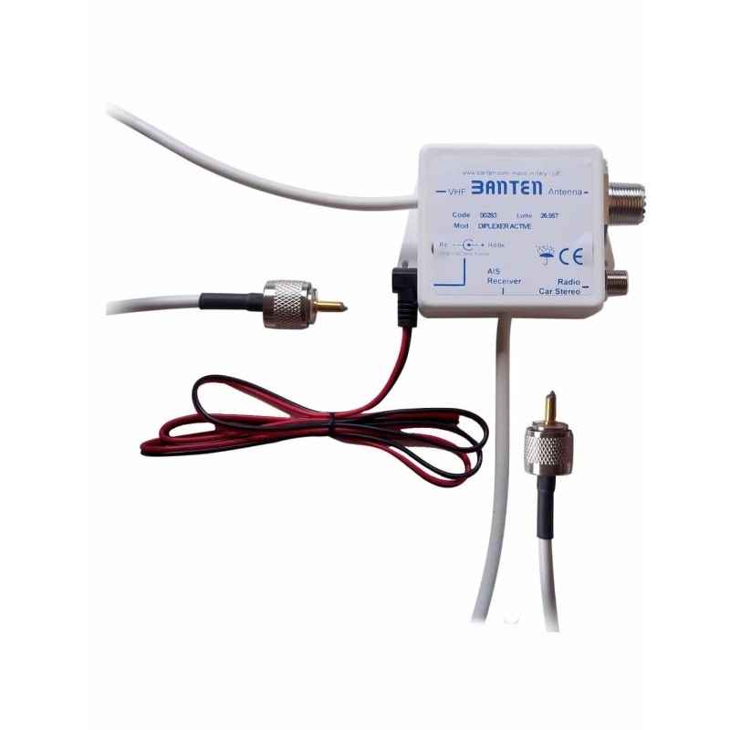Banten Active Diplexer to connect VHF An to AIS Receiver and Radio AM-FM +15