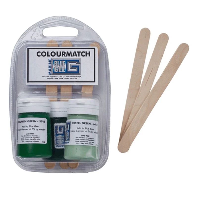 Blue Gee Colourmatch Green 3 Pack (20g each)