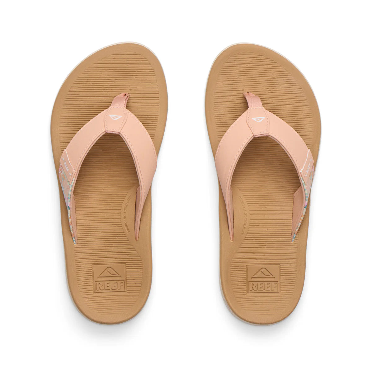 Reef Women's Santa Ana Flip Flop Peach/Tan
