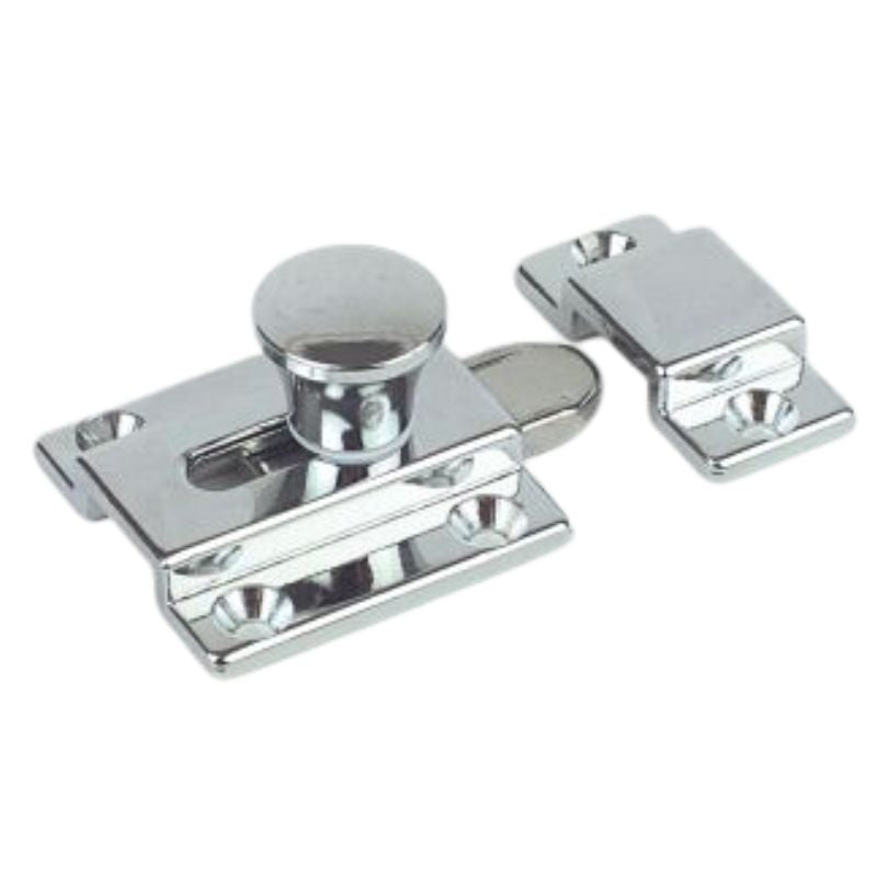 C Quip Chrome Cupboard Bolt 37mm x 57mm