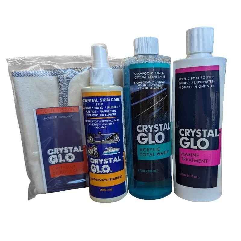 Crystal Glo Polishing Cloth Set