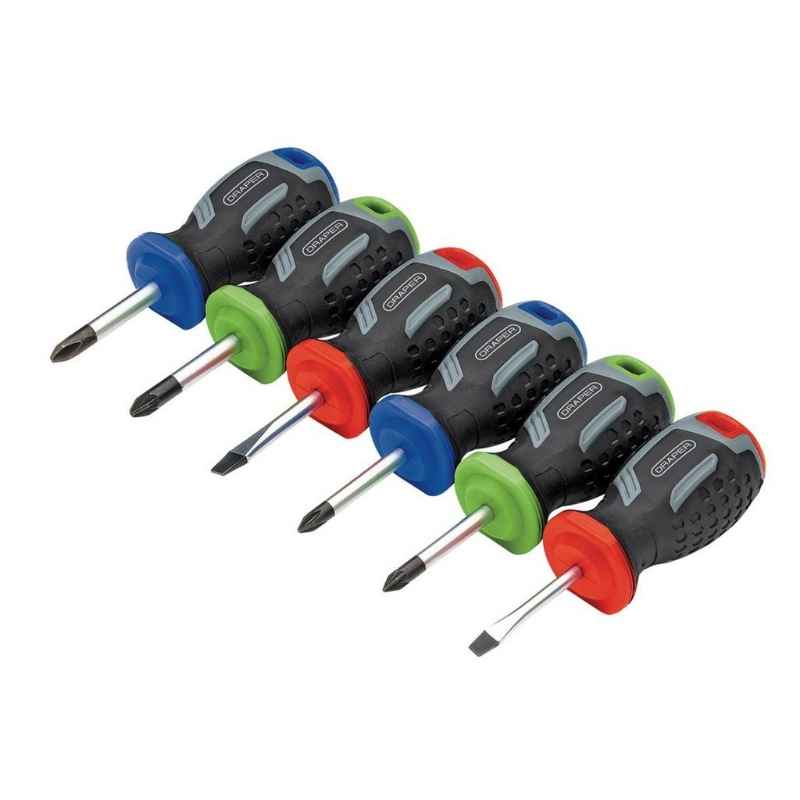 Draper Screwdriver Set Soft Grip 6 Piece