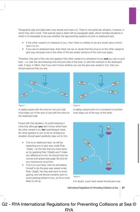 G2 RYA International Regulations for Preventing Collisions at Sea Tim Bartlett