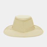 Beige bucket hat on a light gray background