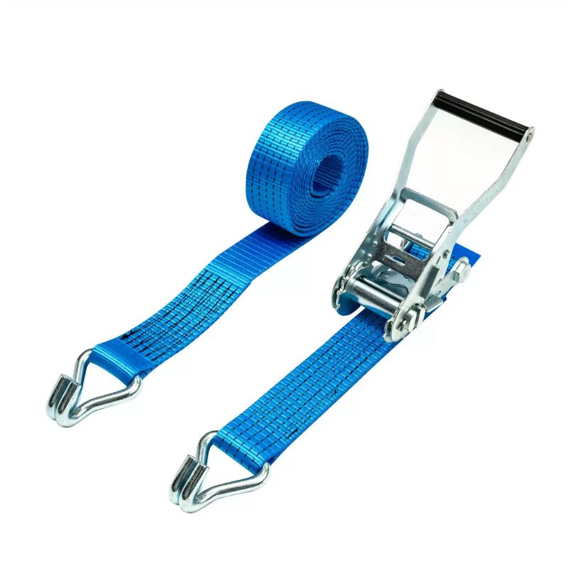 Heavy DutyRatchet Loadstrap with Claws 50mm x 8m Blue