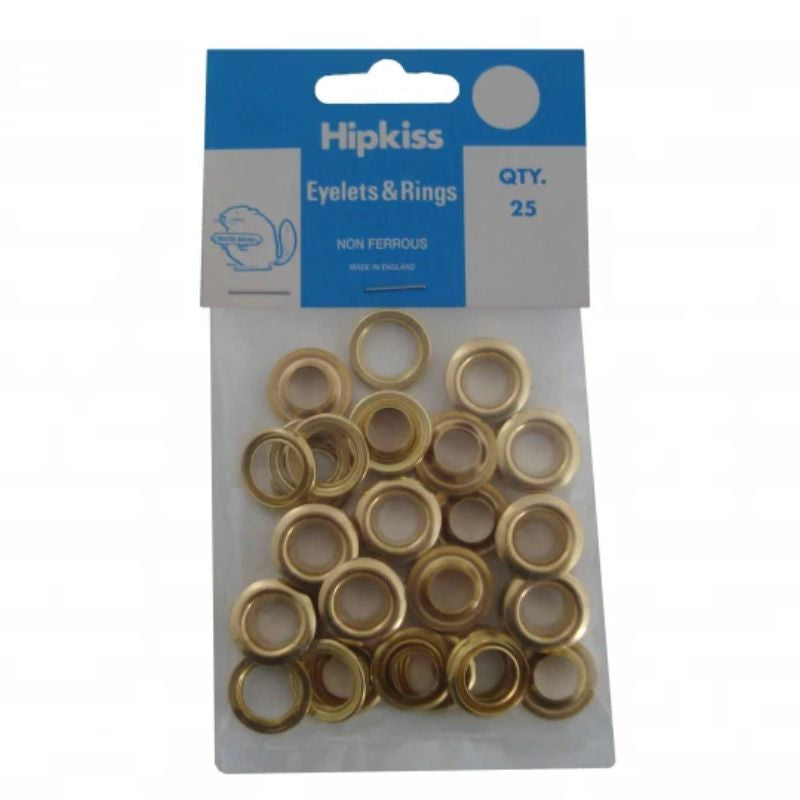 Hipkiss Eyelet & Ring 11mm (Pack 25)
