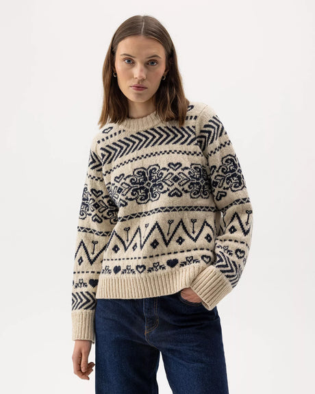 Holebrook Magda Crew Sand/Navy