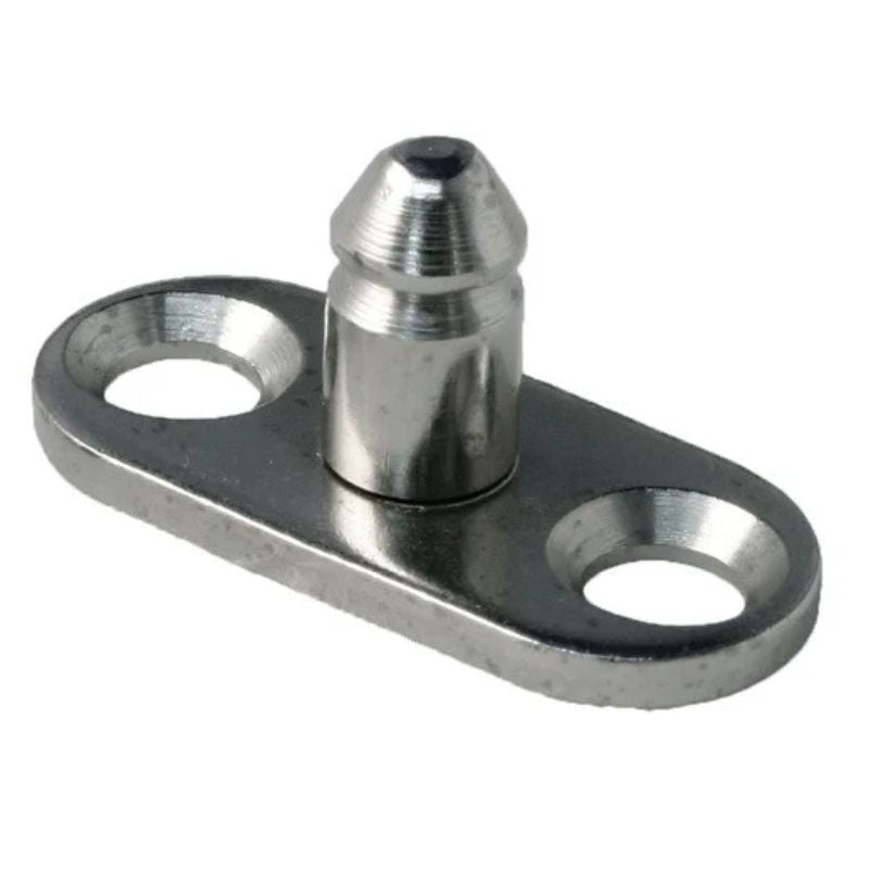 Holt Brass Nickel Plated Fixing Stud for Wood GRP Tenax (Pack 2)