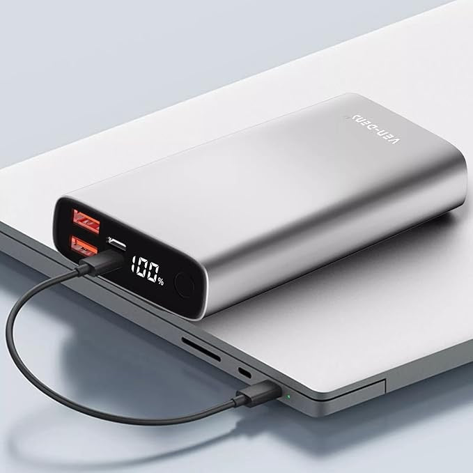 Ven-Dens High Quality Polymer Portable Power Bank - 20000mAh