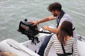 Suzuki 5hp 4 stroke, outboard engine.
