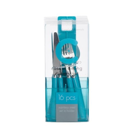Cutlery Set Aqua (16 piece)