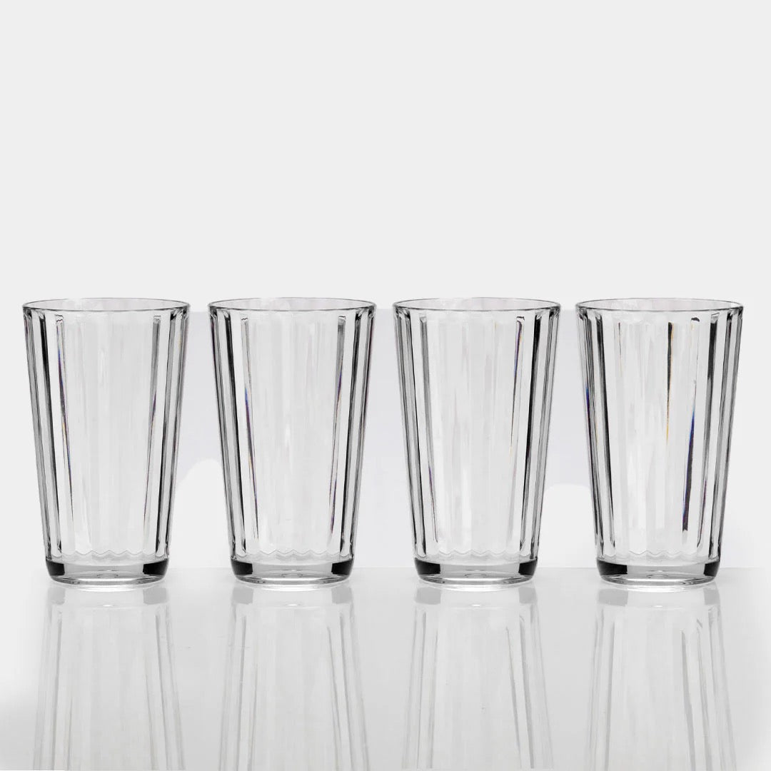 Crystal Line Tall Tumbler (4 pack)