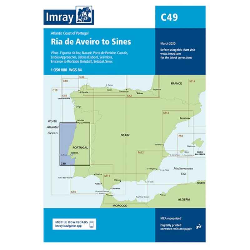imray-chart-c49-porto-to-sines Default Title_1