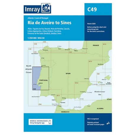 imray-chart-c49-porto-to-sines Default Title_1