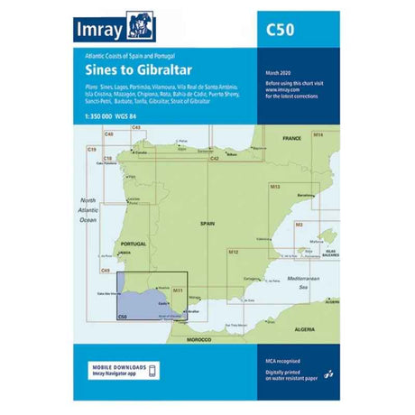 imray-chart-c50-sines-to-gibralter Default Title_1