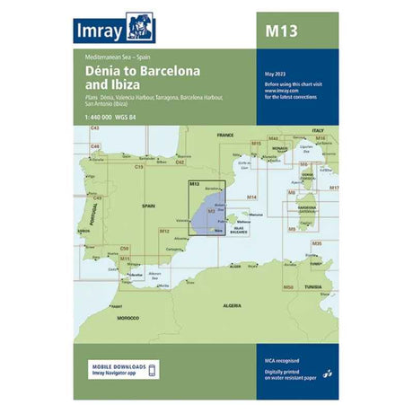 imray-chart-m13-costa-dorada-denia-to-barcelona Default Title_1