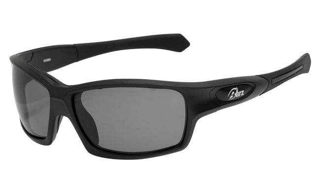 Barz Optics Kiama Floating Polarised Sunglass Goggle Matt Black/Grey