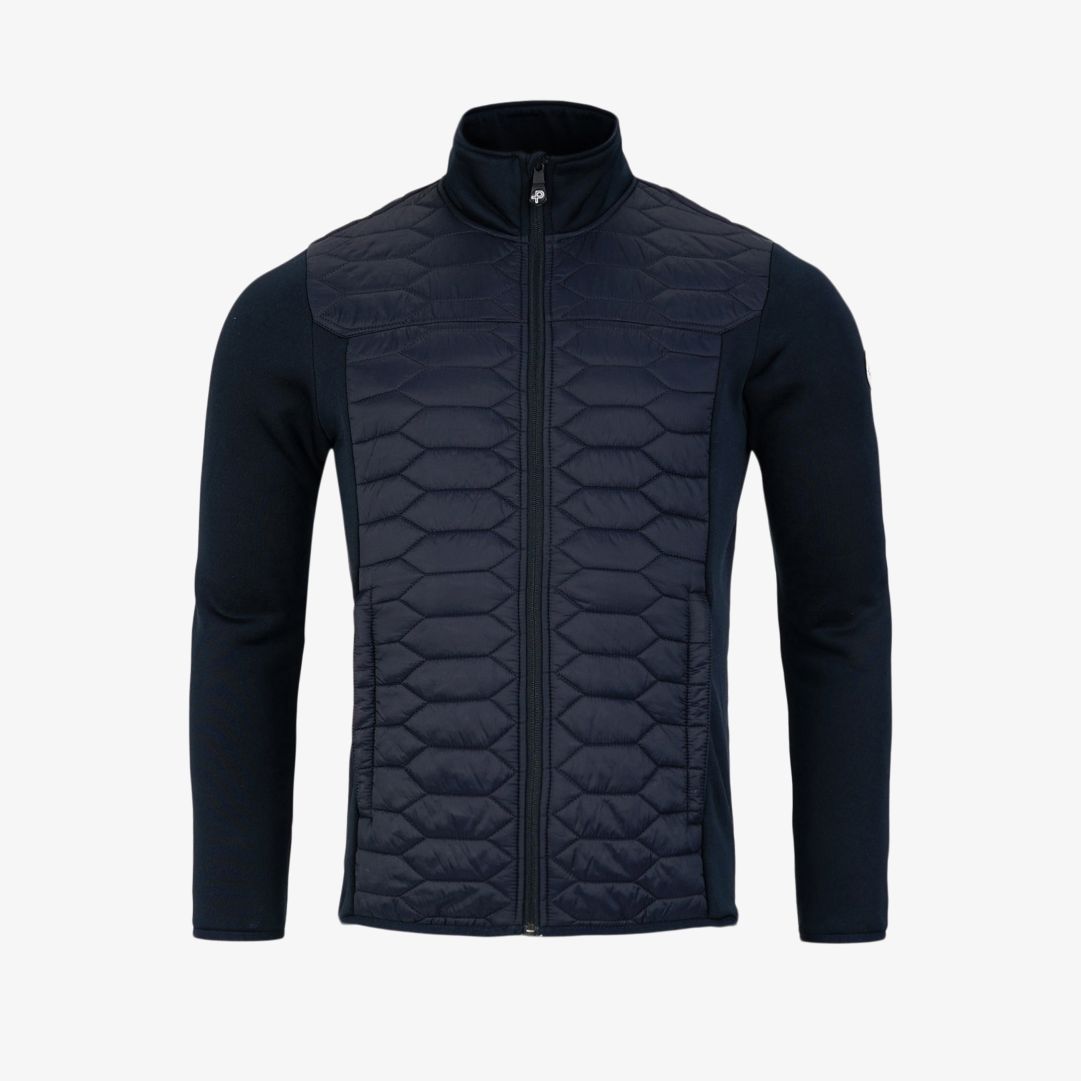 Levo Quilted Zip, Dk Navy Blue