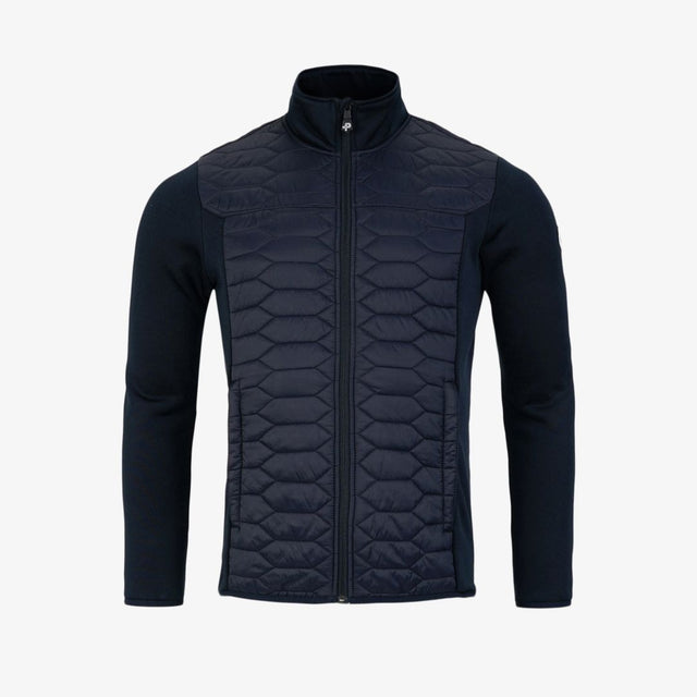 Levo Quilted Zip, Dk Navy Blue